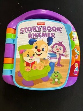Fisher-Price Storybook Rhymes Interactive Learning Book Baby Toddler Toy